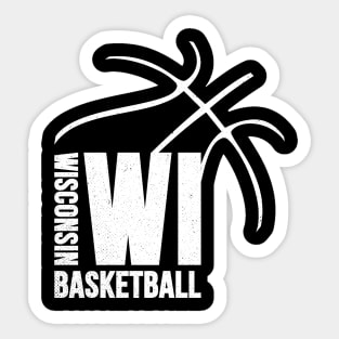 Wisconsin Basketball 02 Sticker